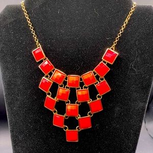 N201 - Dark coral statement piece